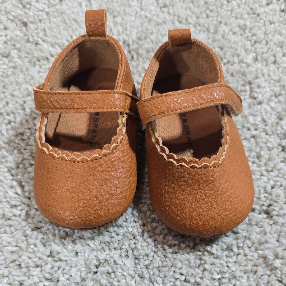 Lucky Brand Tan Baby Walker Shoes